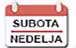 odnosenje smeca vikendom
